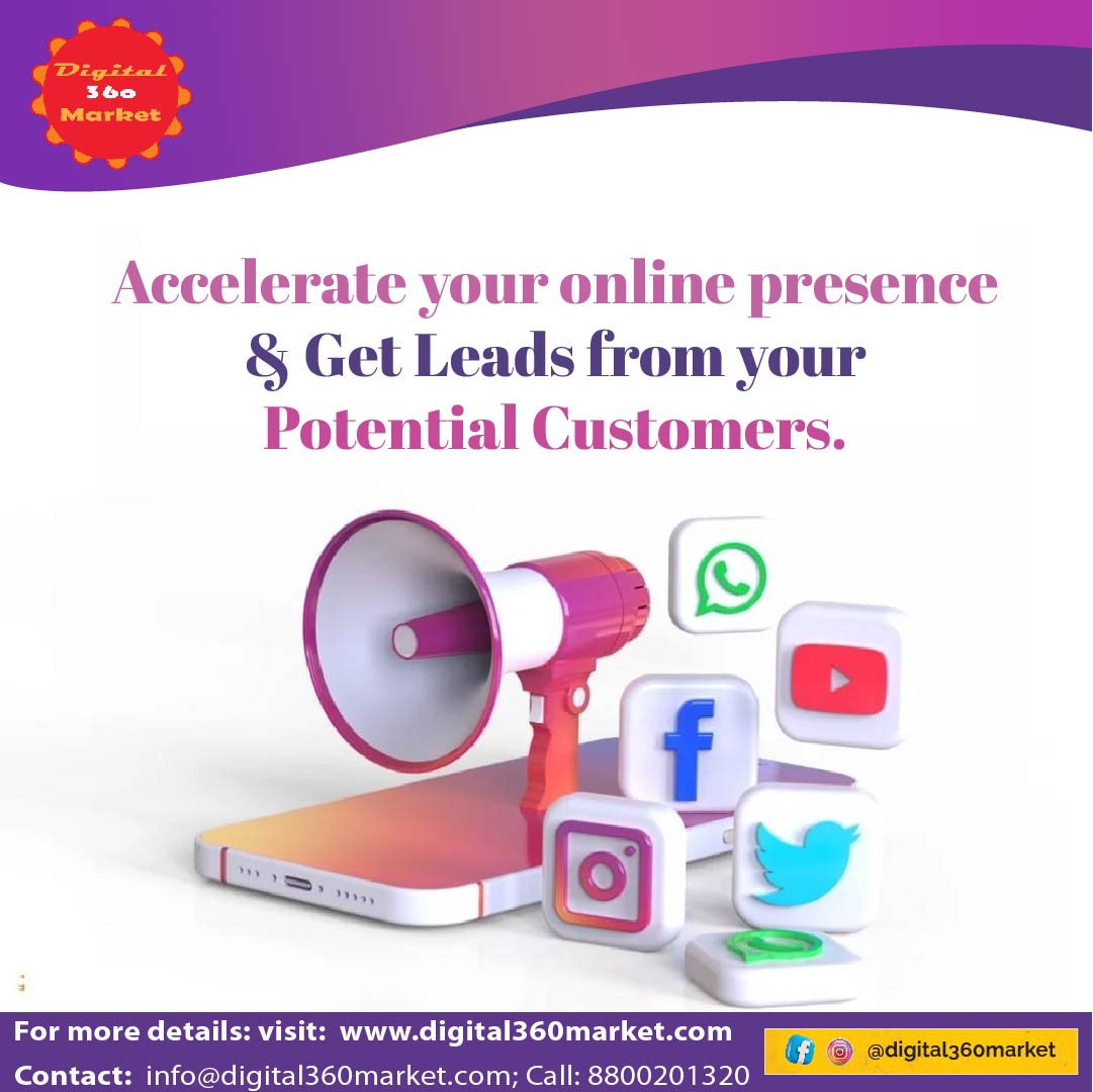 online presence and get Leads from your Potential Customers