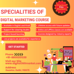 What is the speciality of digital marketing course?