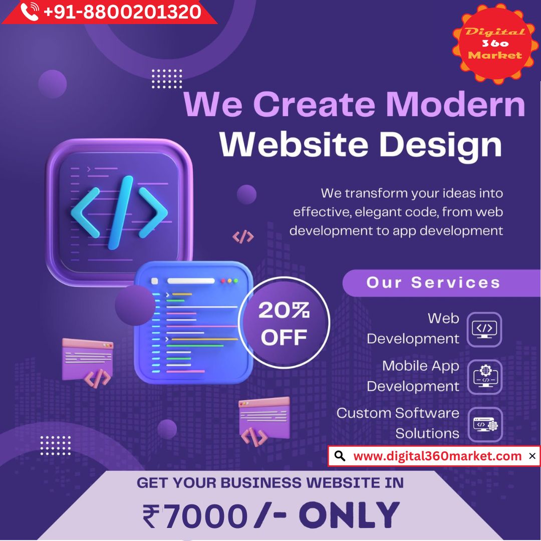 We Create Modern Website Design
