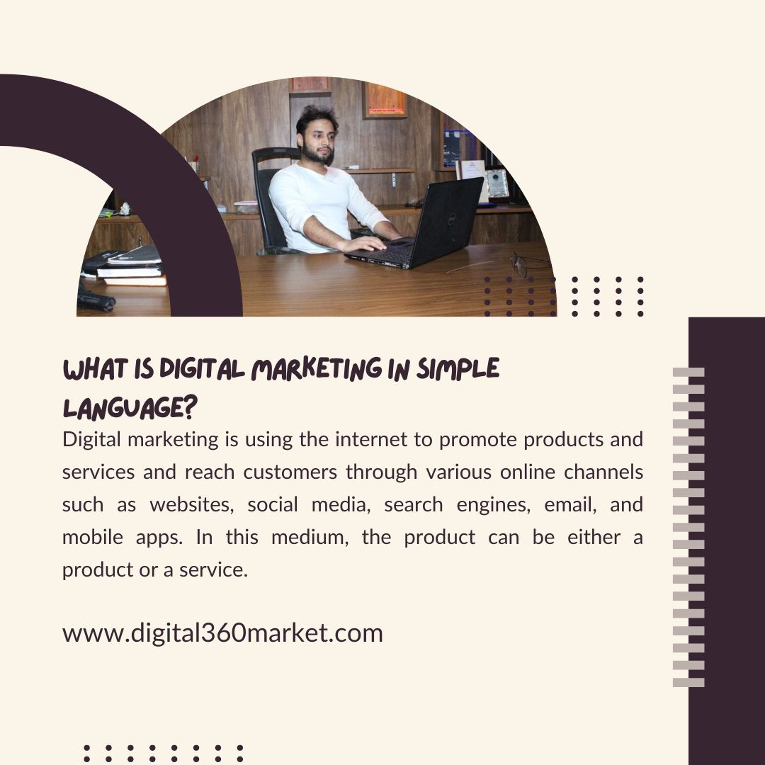 What is digital marketing in simple language?