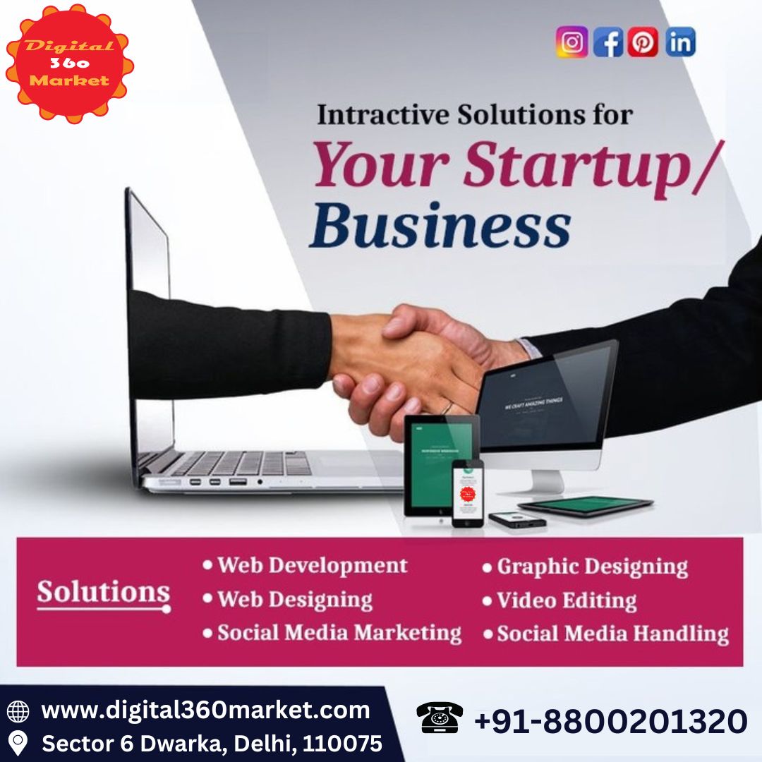 Intractive solutions for your startup or business with Digital Marketing