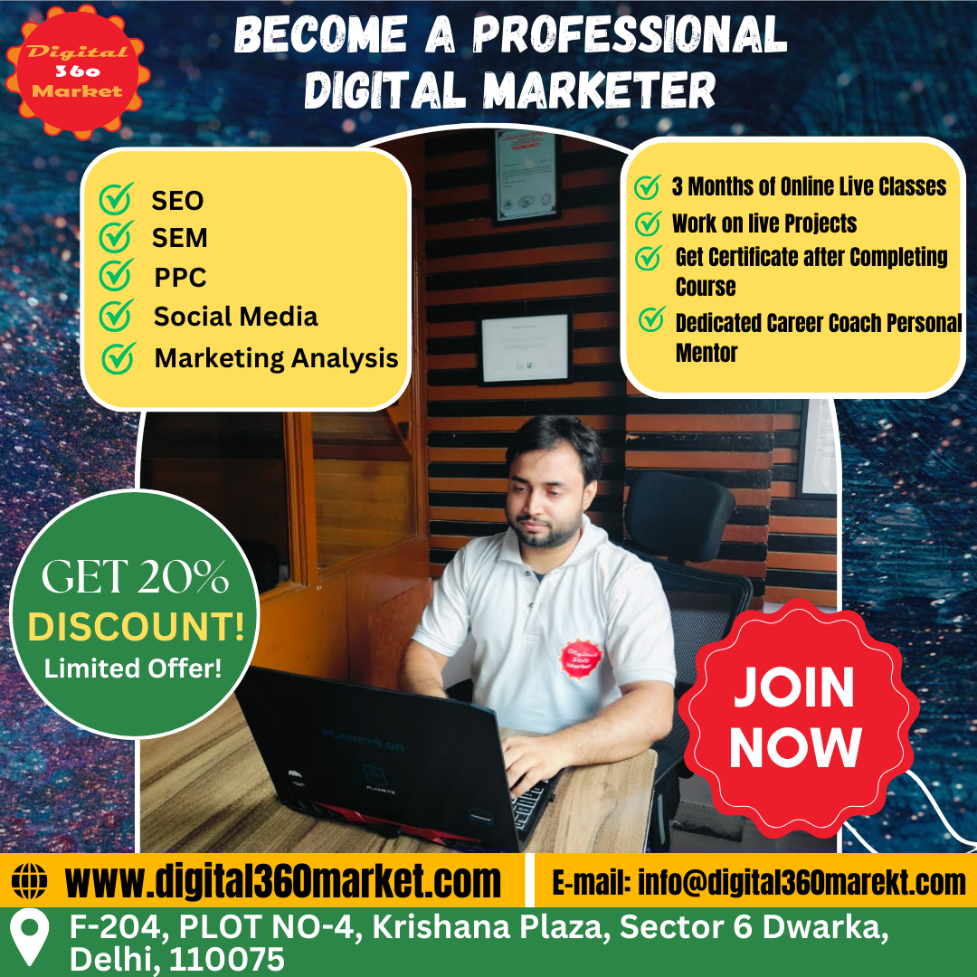 Become a Professional Digital Marketer with Digital360Market