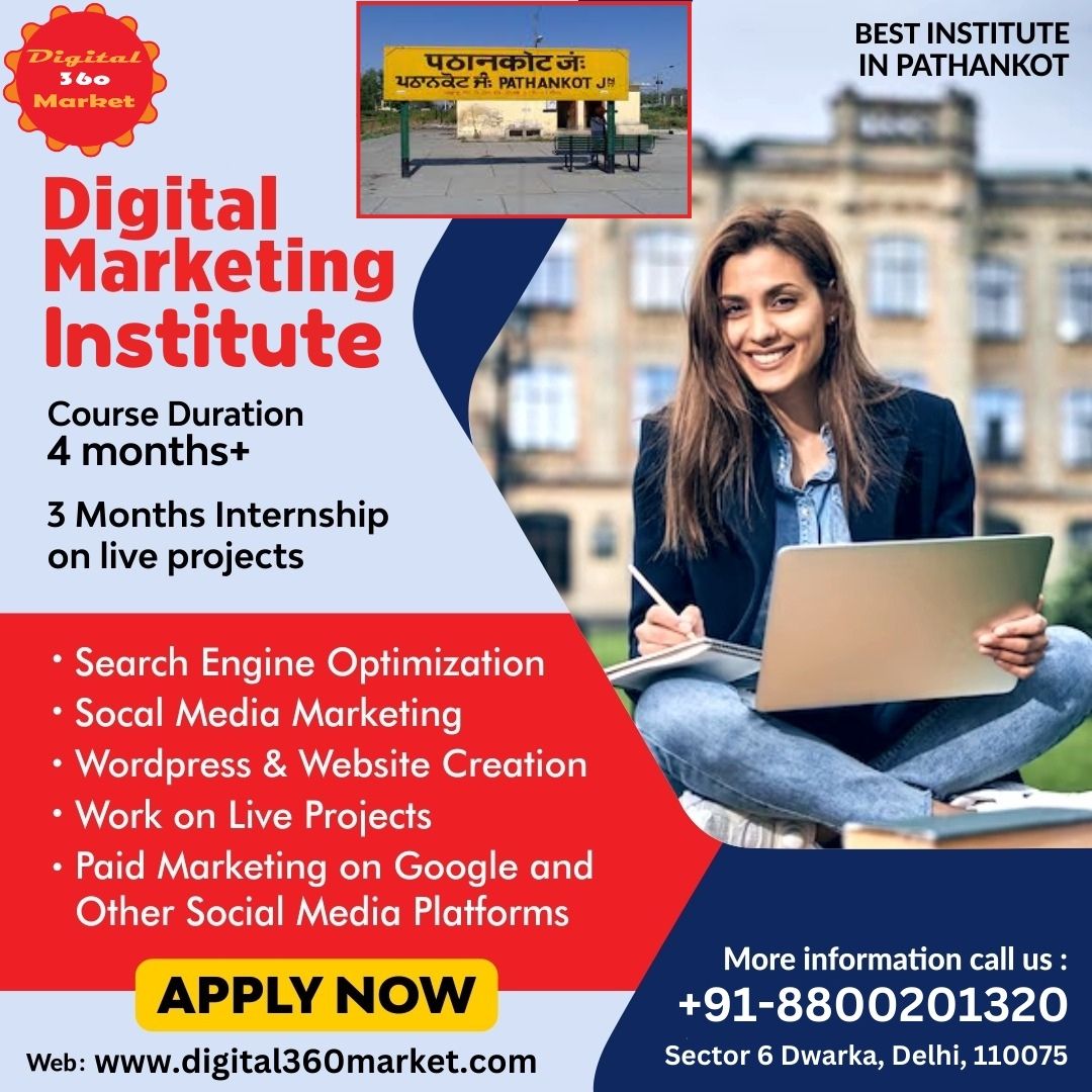 Best Institute for Digital Marketing Course In Pathankot