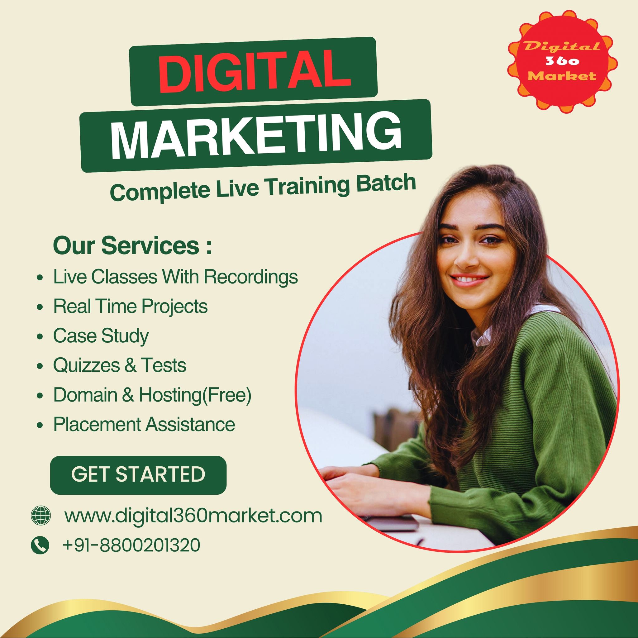 Digital Marketing Complete Live Training in Dwarka, Delhi.