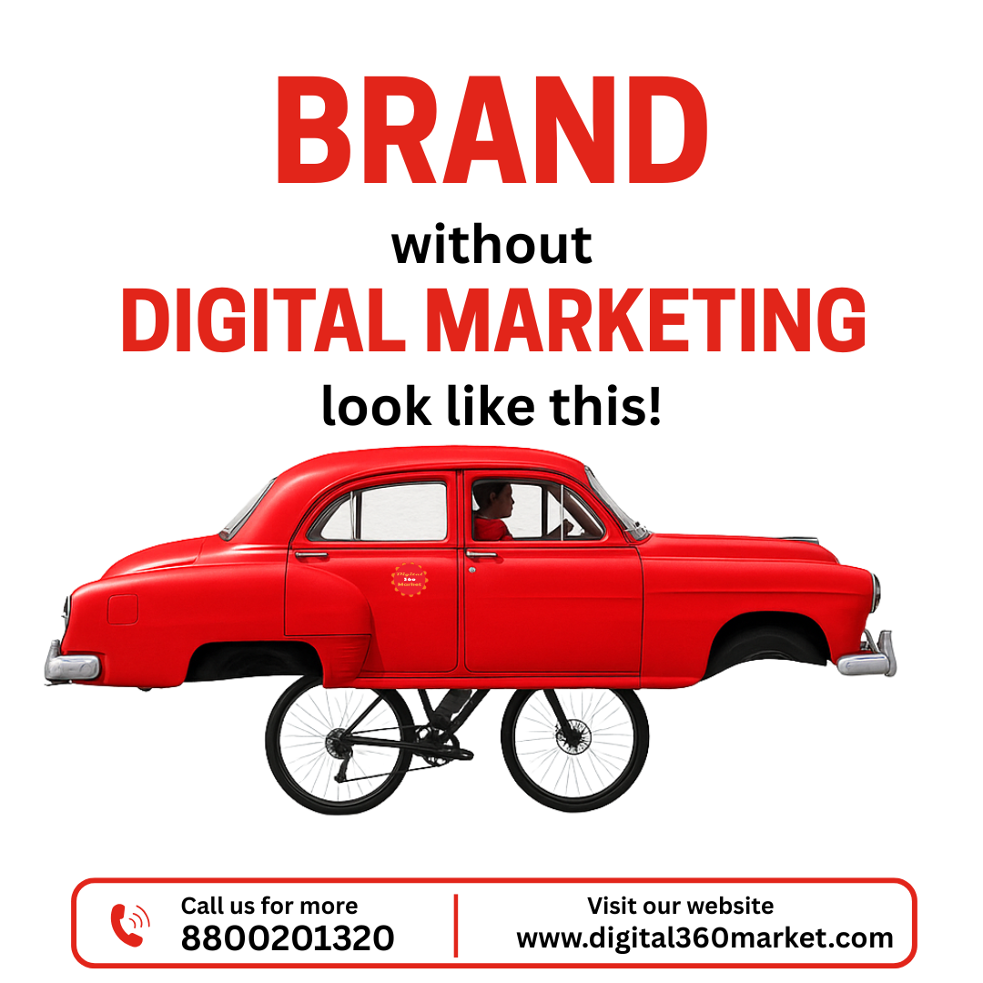 Brand without digital marketing look like this!