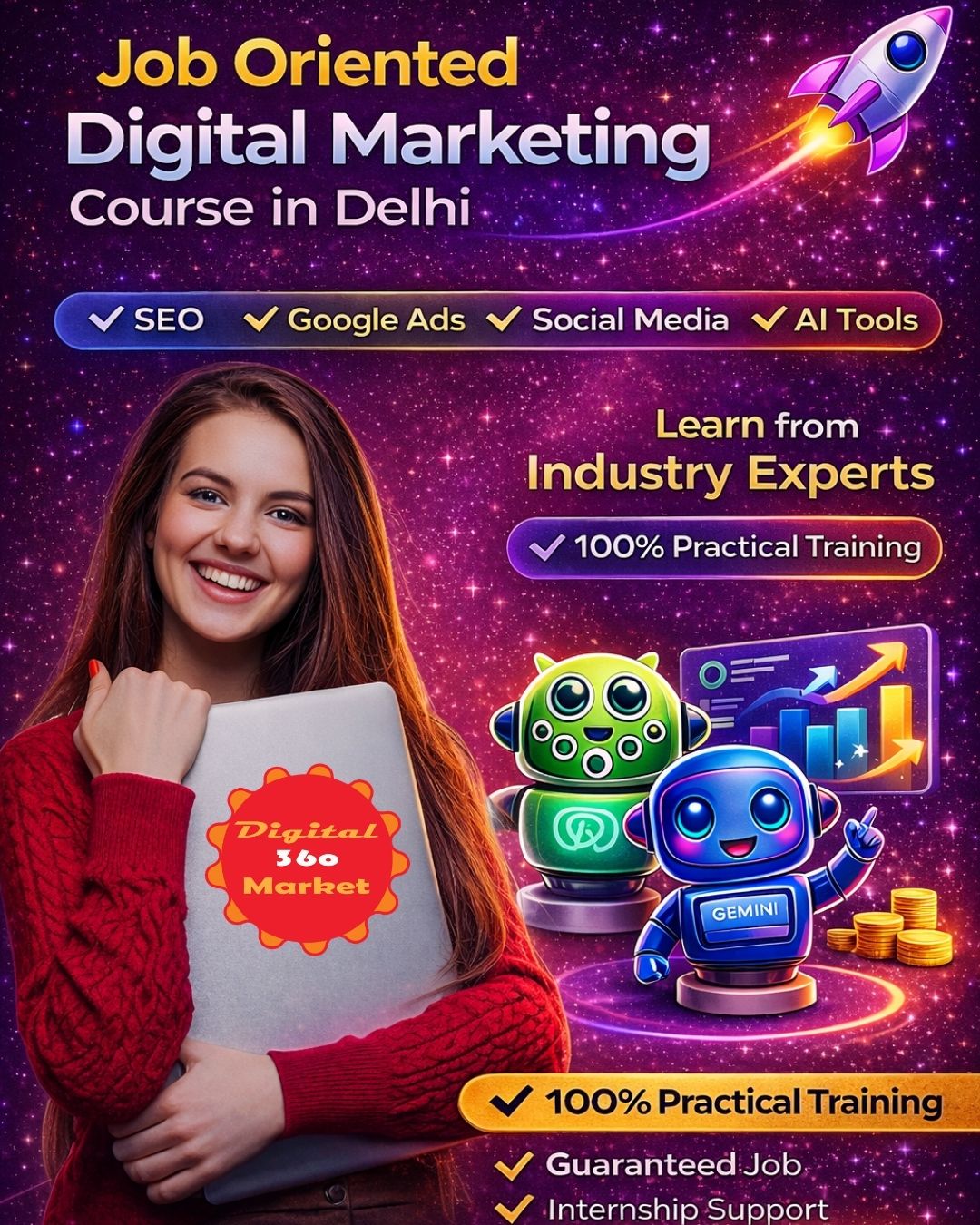 Job oriented digital marketing course in Delhi