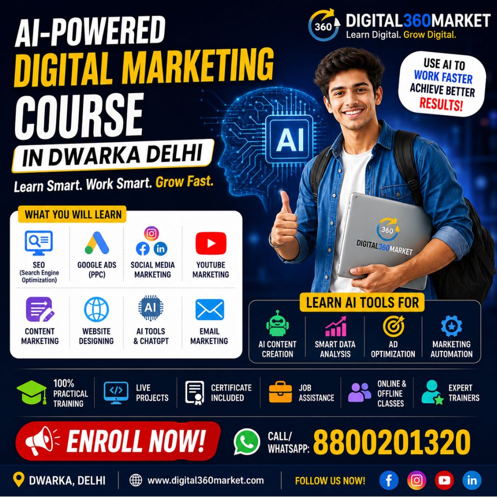 AI-Powered Digital Marketing Course in Dwarka Delhi