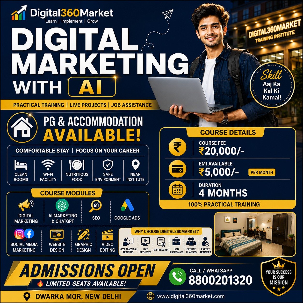 Digital Marketing with AI Course in Dwarka, Delhi