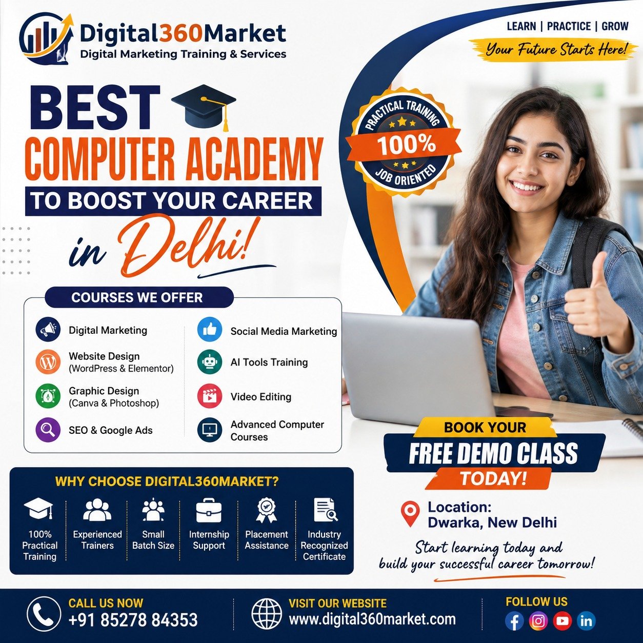 Best Computer Academy to Boost Your Career in Delhi