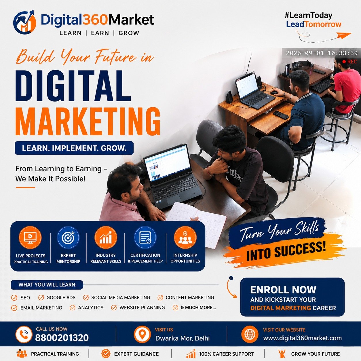 Why Choose Digital360Market for Digital Marketing Training in Delhi